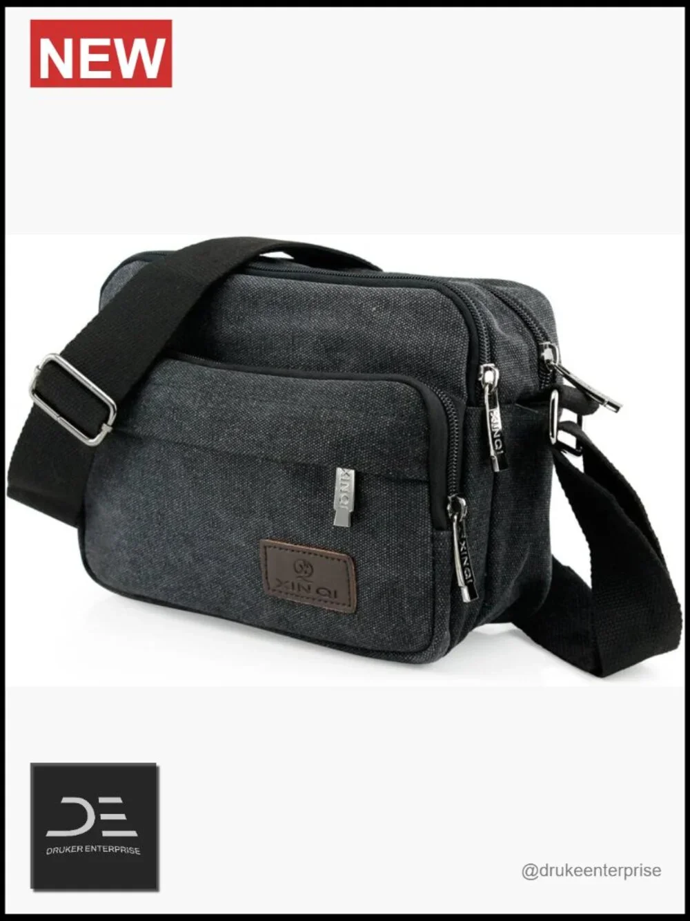 Vintage Crossbody Canvas Messenger Shoulder Bag Hiking Travel Satchel